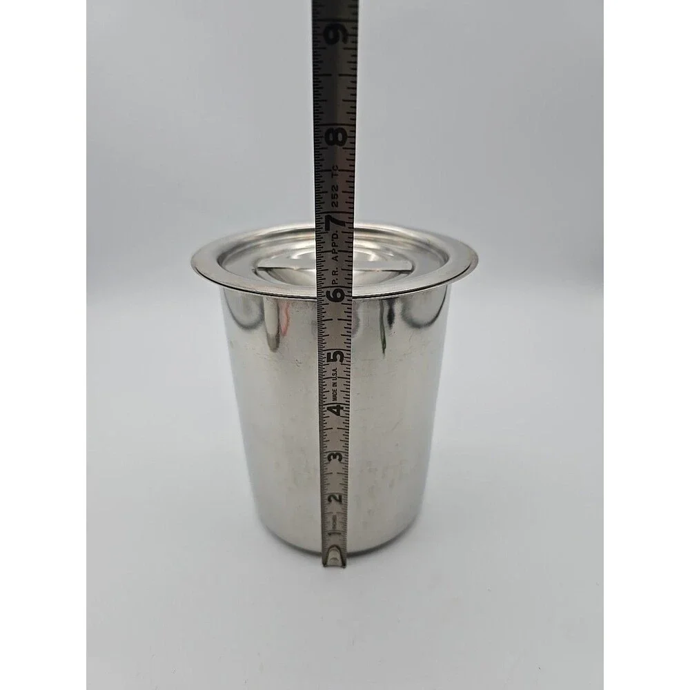VTG 18-8 Stainless Steel Container w/ Lid Royal Ind Chicago Made in Korea